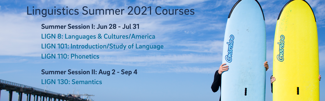 Linguistics Summer 2021 Courses
